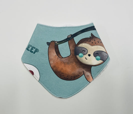Austin the Sloth Organic Cotton Slouch Bib