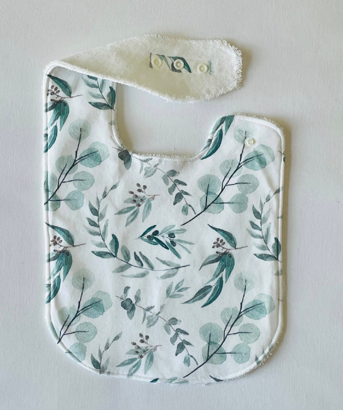 Eucalyptus Breeze Organic Cotton XL Feeding Bib