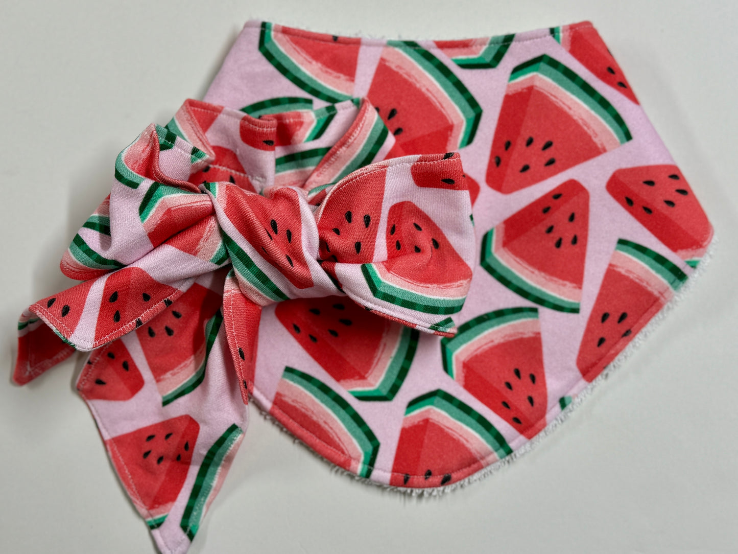Watermelon Love Organic Cotton Slouch Bib