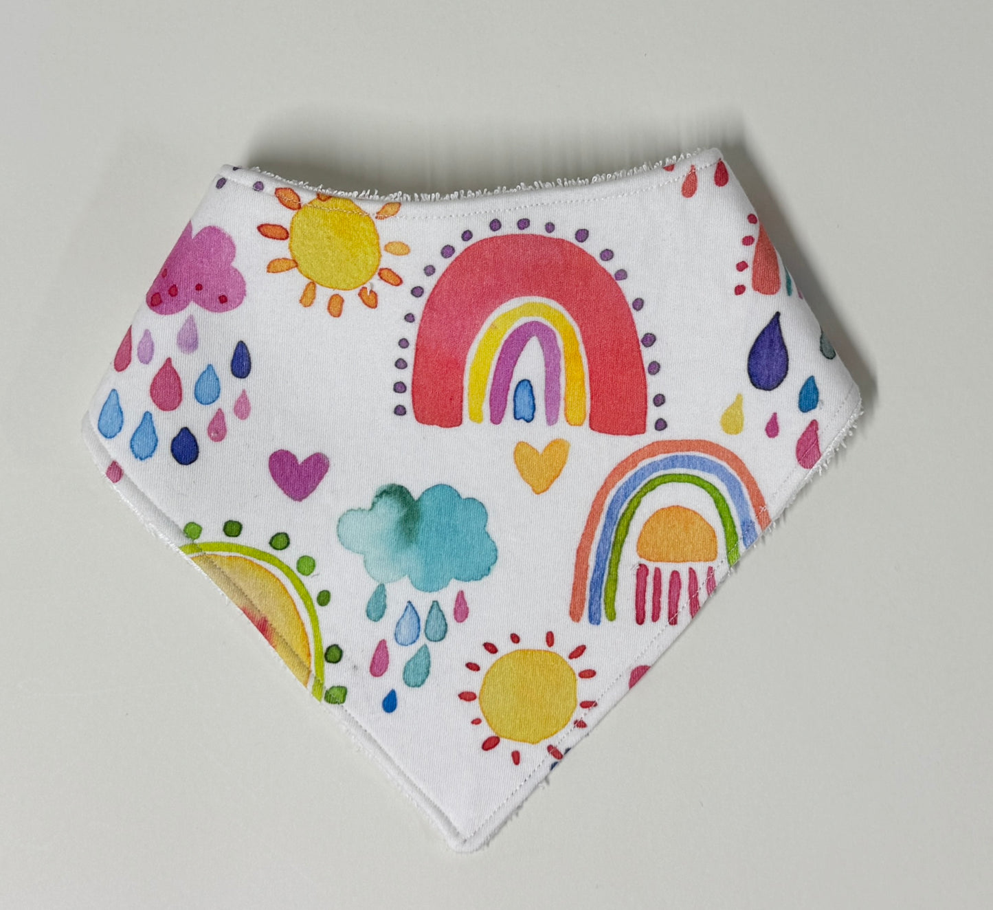 Rainbow of Hope Organic Cotton Bandana Bib