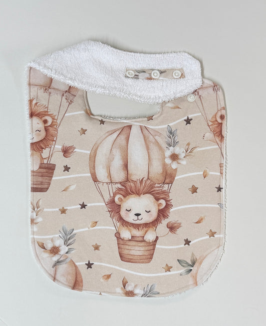 Cub Leo  Organic Cotton Feeding Bib
