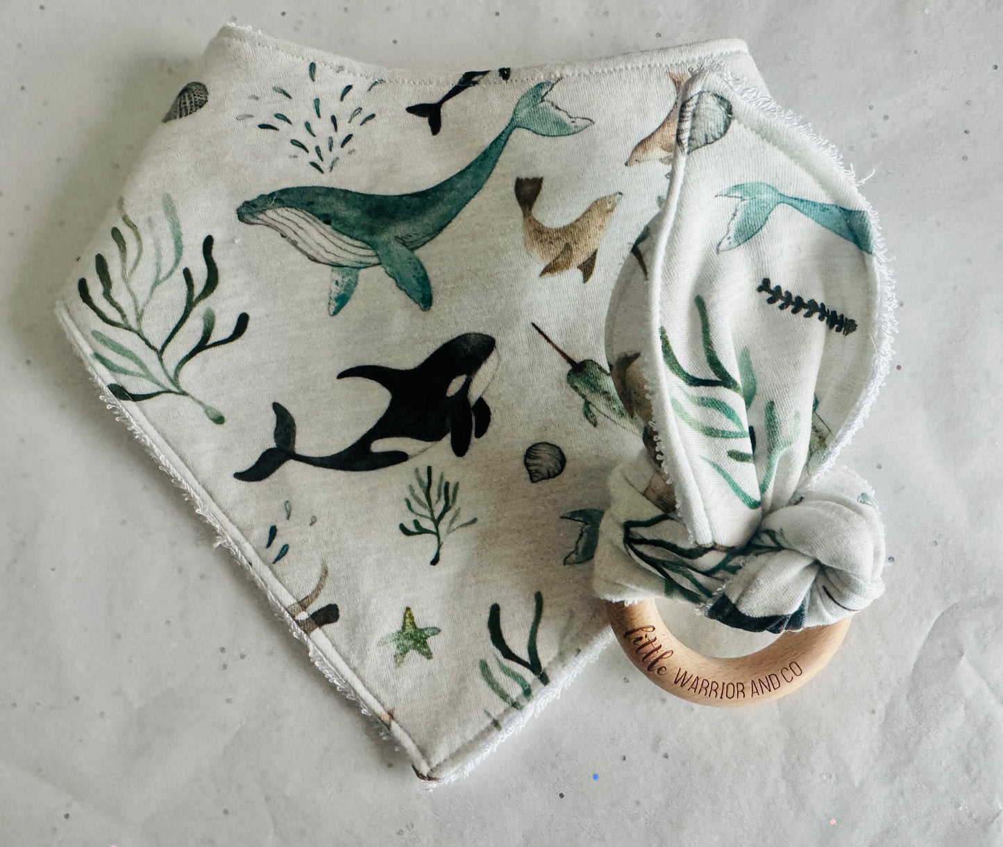 Ocean Bay Organic Cotton Bandana Bib