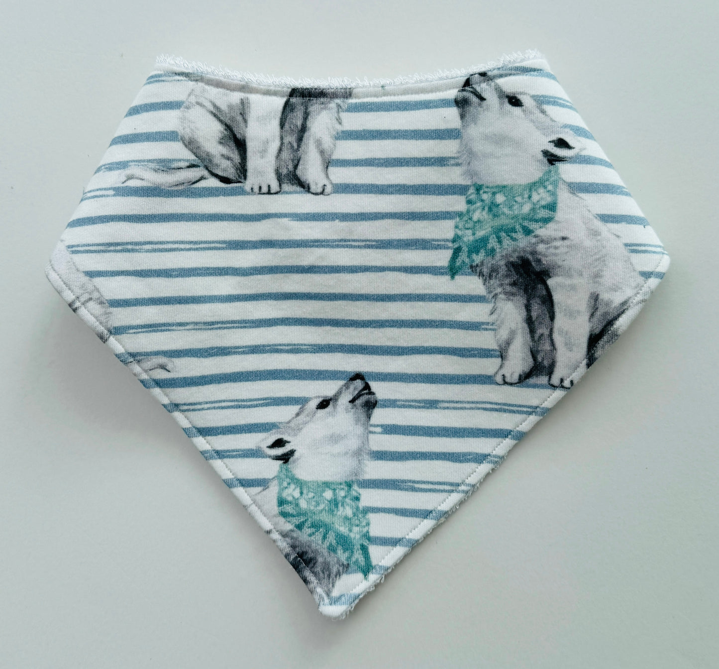 Wolf Cub Organic Cotton Bandana Bib