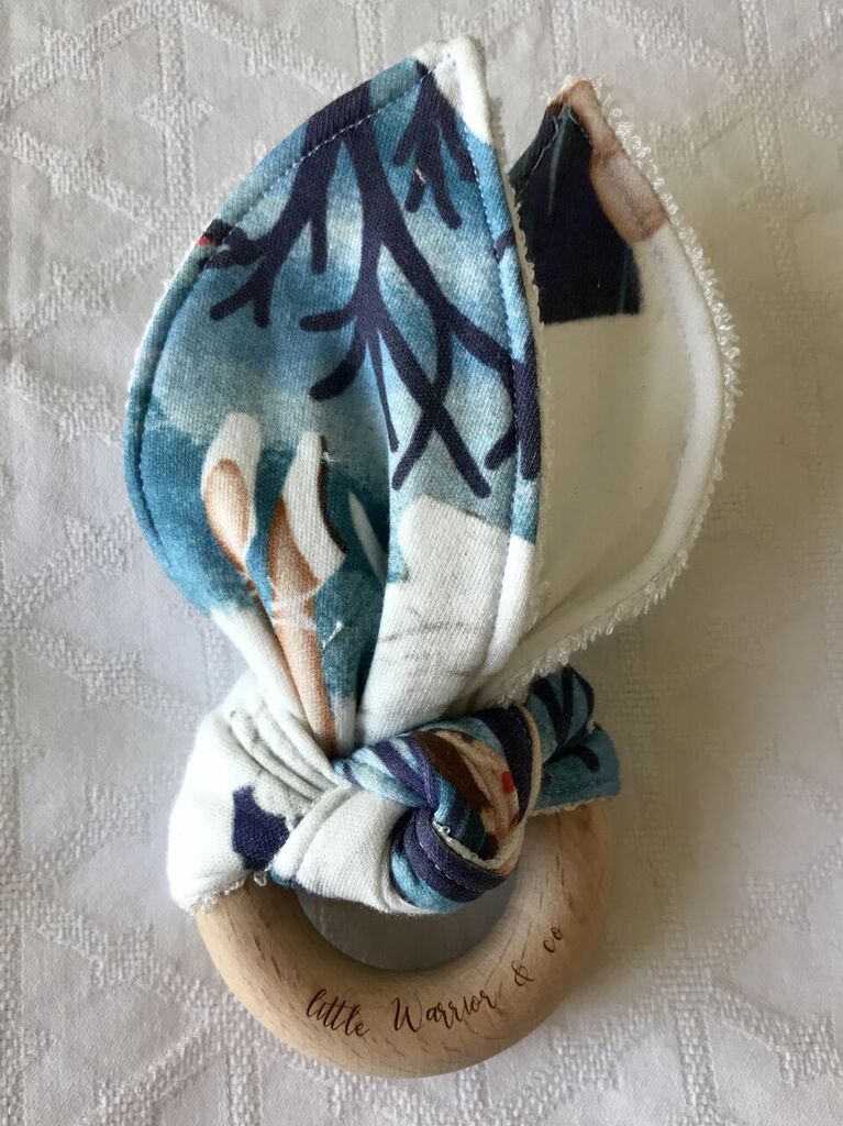 Swan Lake Organic Cotton Fabric Teether