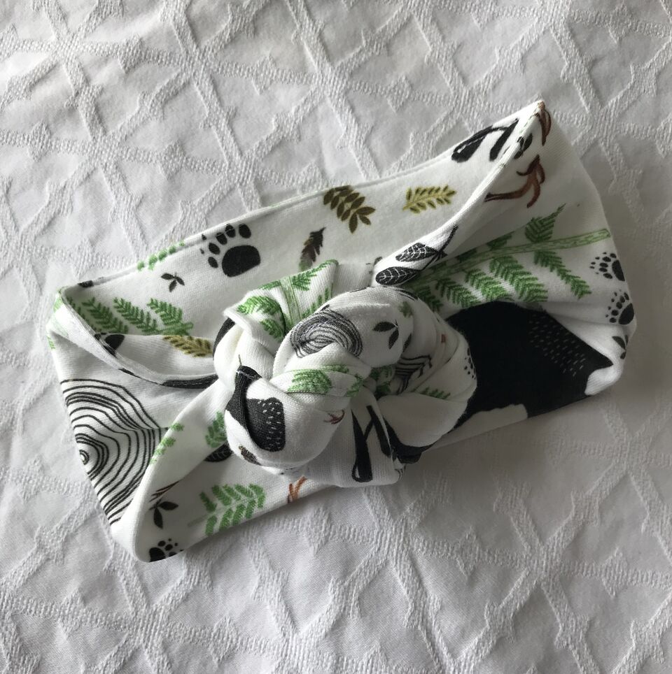 HELLO THERE LITTLE BEAR Organic Cotton Head Wrap