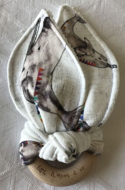 Whale Tribe Organic Cotton Fabric Teether