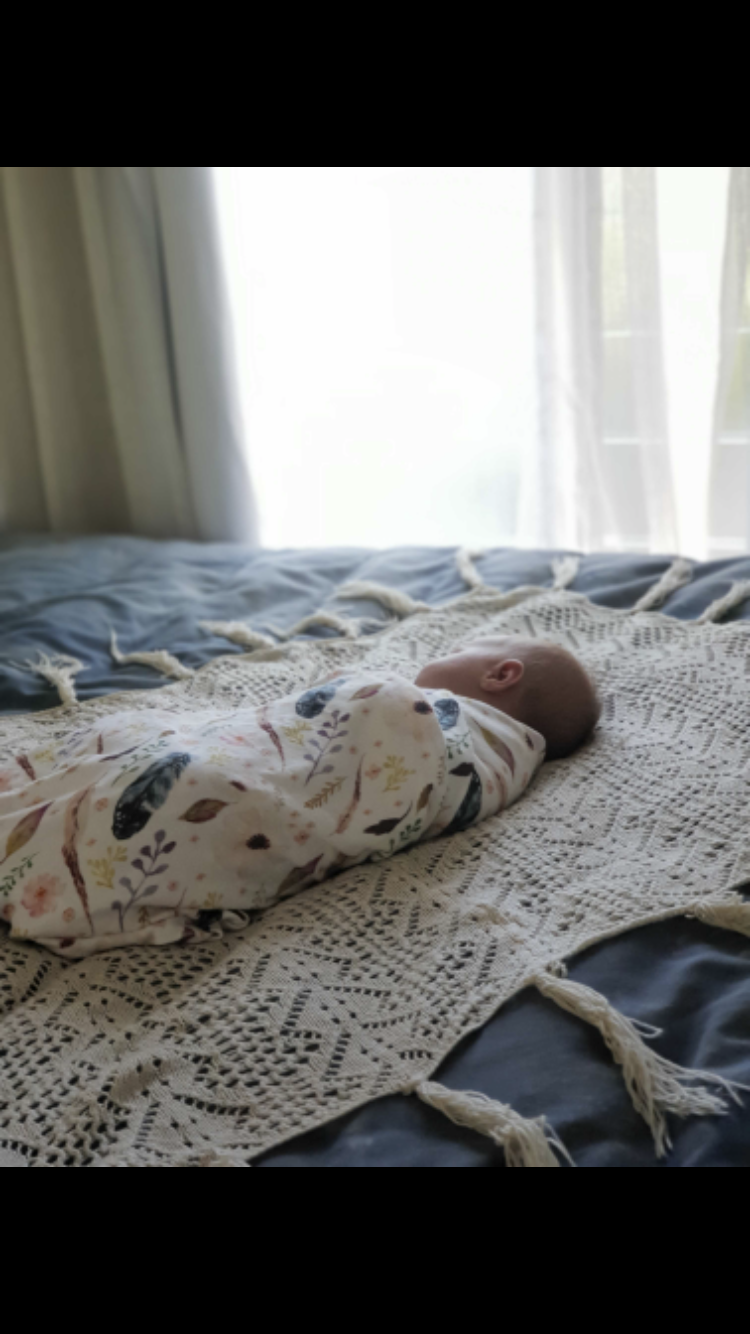 Boho Baby Organic Cotton Swaddle Blanket