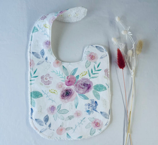 Lily Rose Organic Cotton Feeding Bib
