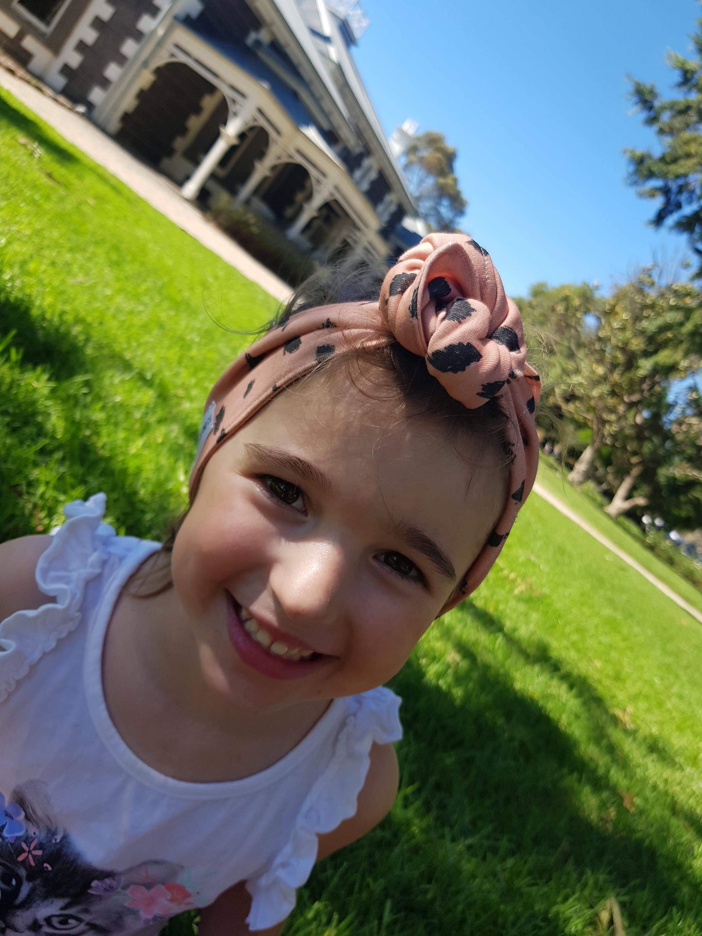 RUSTIC LEOPARD Organic Cotton Head Wrap