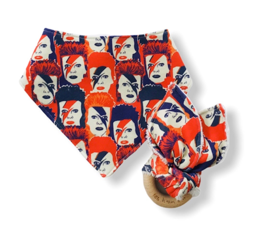 Bowie Rock Organic Cotton Bandana Bib