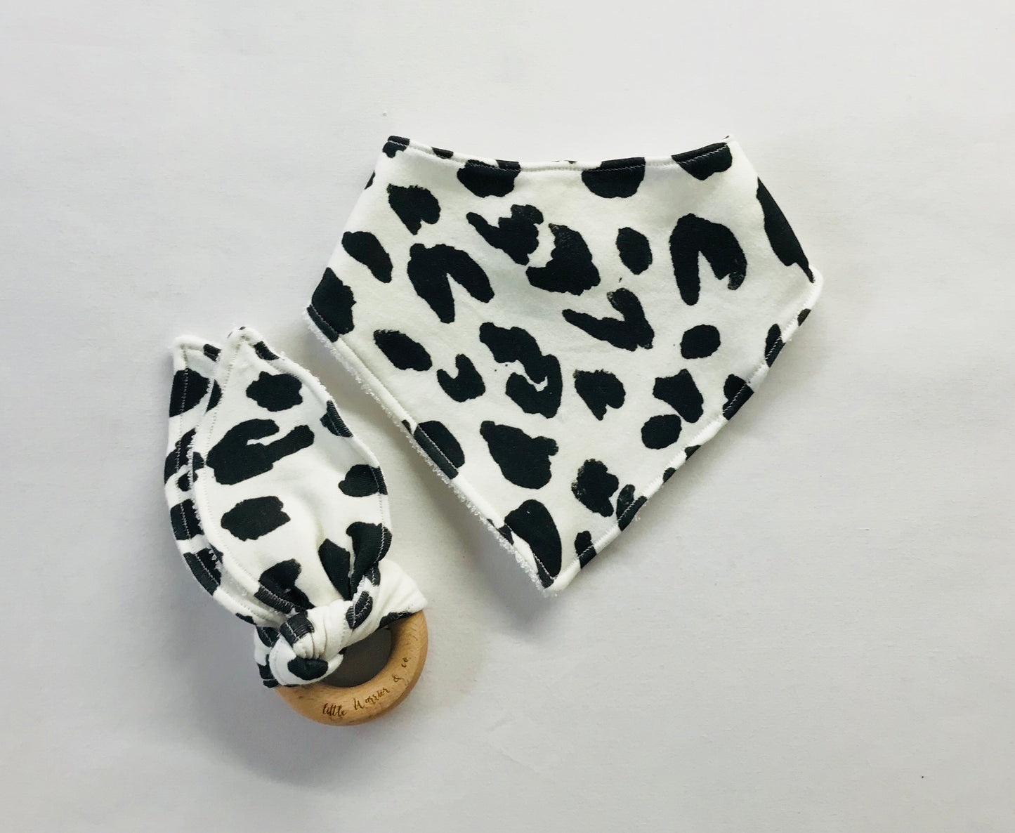 Leopard Organic Cotton Fabric Teether