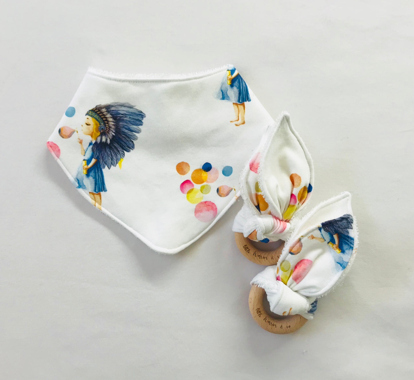 Boho Girl Organic Cotton Fabric Teether