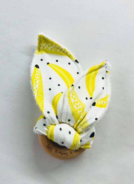 Bananas Organic Cotton Fabric Teether