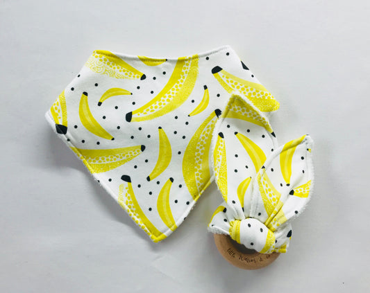 Bananas Organic Cotton Bandana Bib