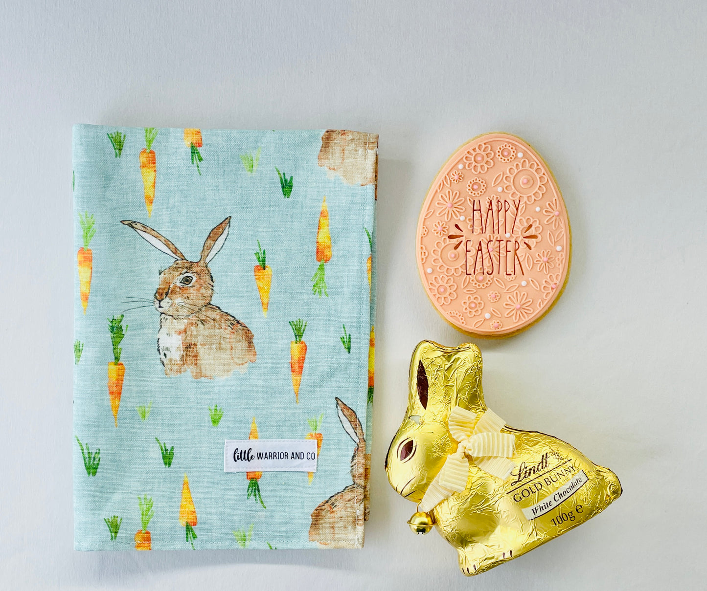 Cotton Tail Duck Egg Blue Linen Tea Towel