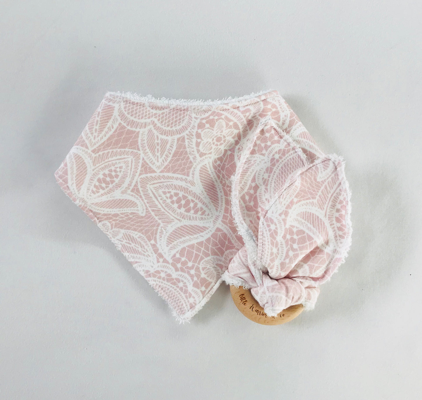 Pretty in Lace Organic Cotton Fabric Teether