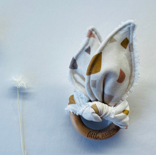 Terrazzo Love Organic Cotton Fabric Teether