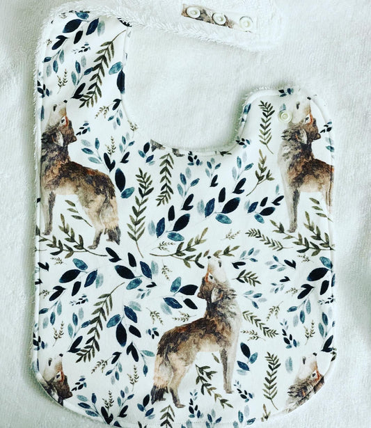 Wild Warrior Organic Cotton Feeding Bib
