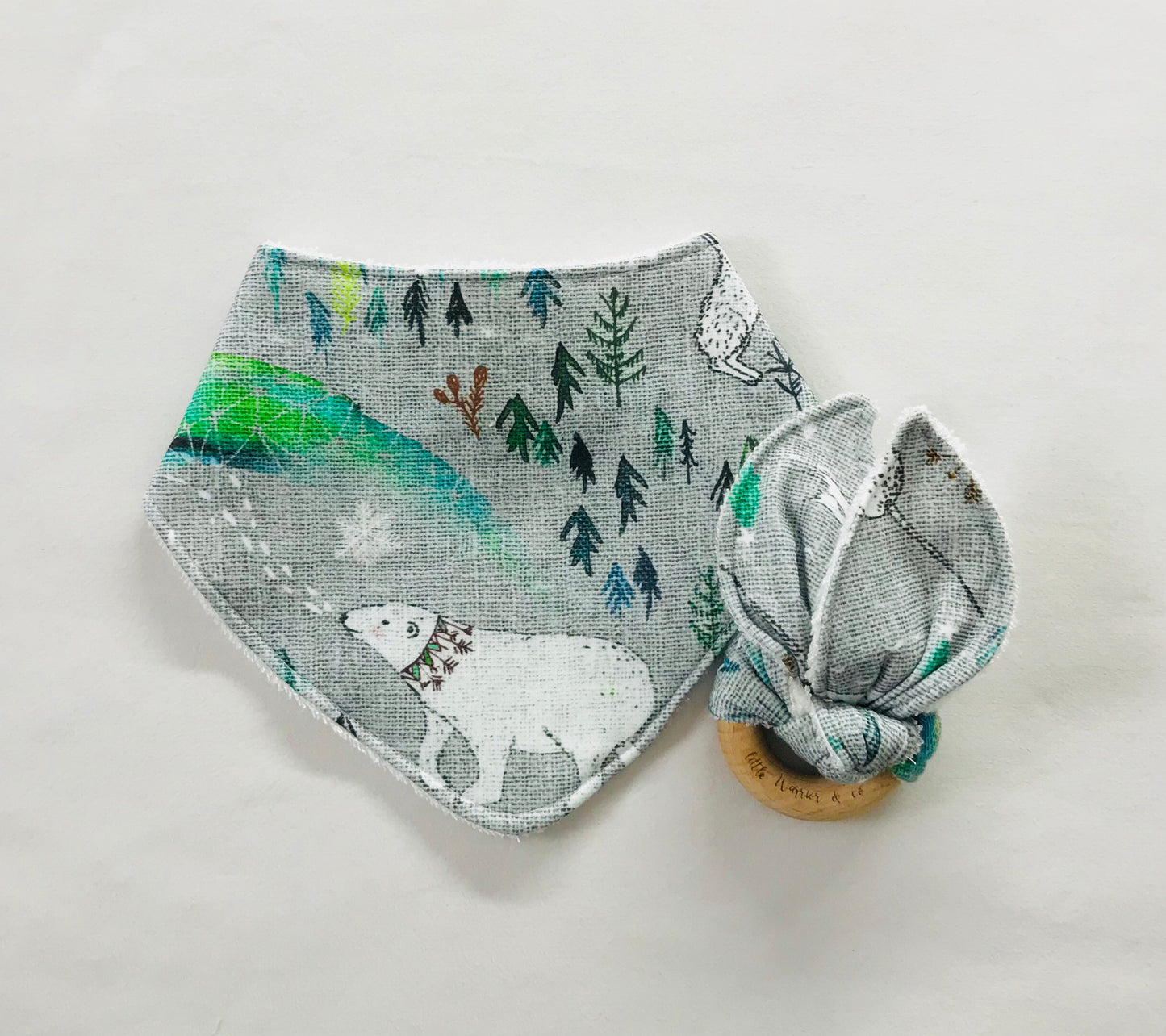 Arctic Dreams Organic Cotton Slouch Bib