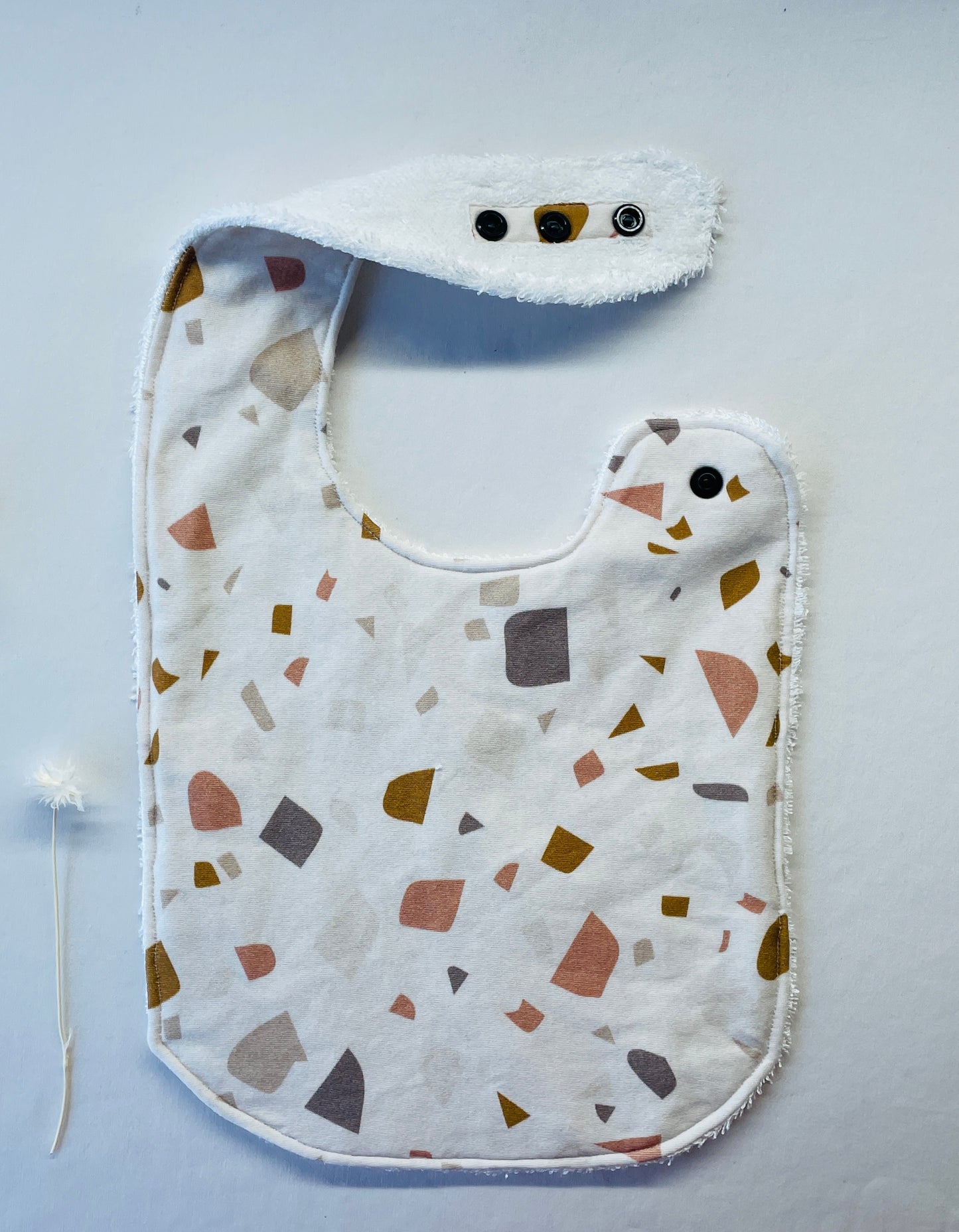Terrazzo Love Organic Cotton Feeding Bib