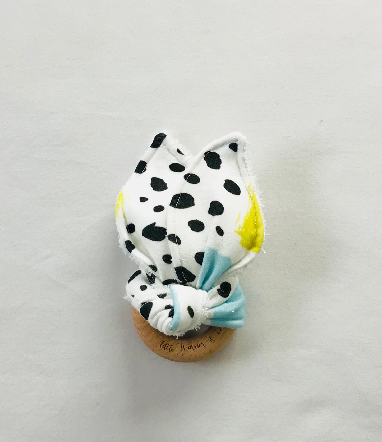 Colourful Strokes Organic Cotton Fabric Teether
