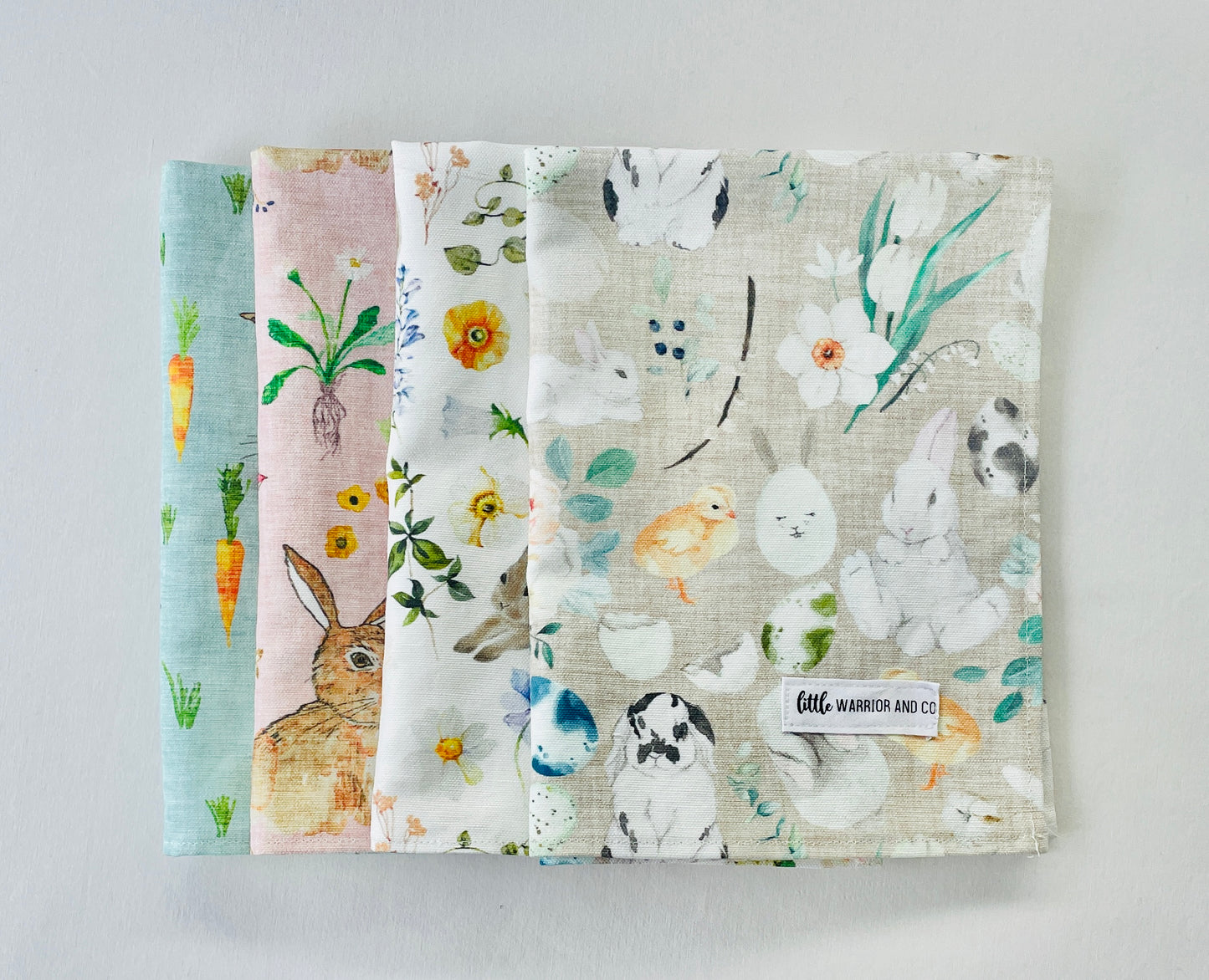 Beige Fields Linen Tea Towel