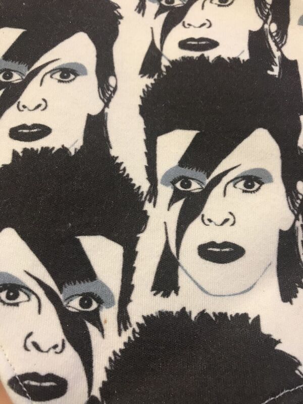 Bowie Rock Monochrome Organic Cotton Head Wrap