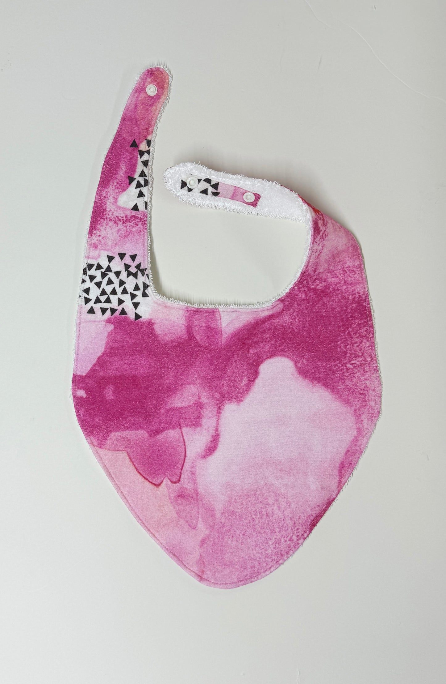 Ocean Pink Organic Cotton XL Slouch Bib