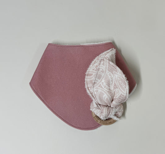 Rose Organic Cotton Slouch Bib