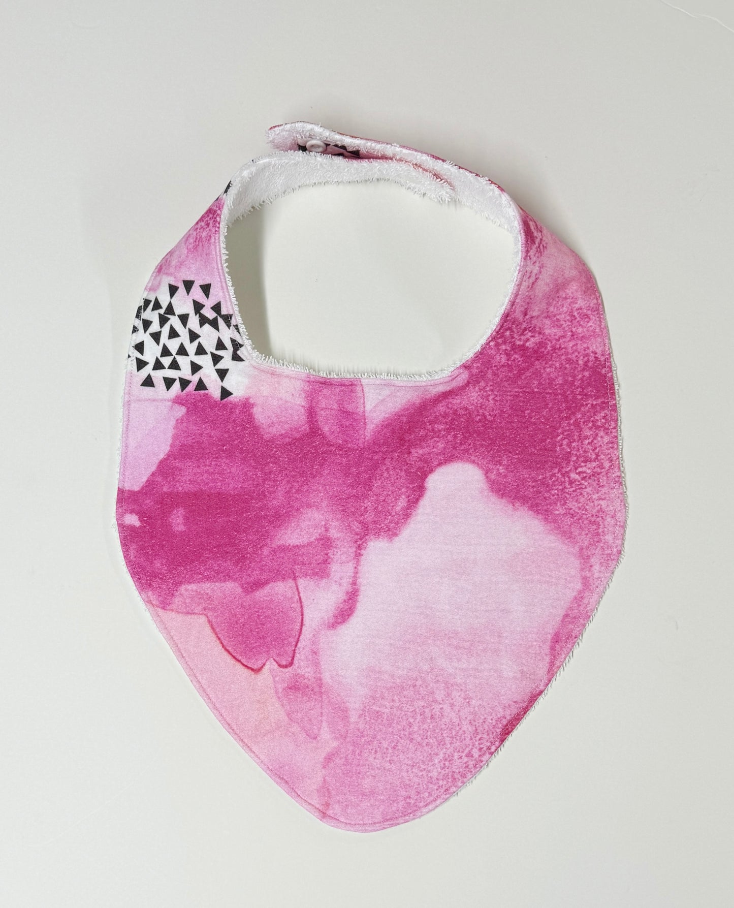 Ocean Pink Organic Cotton XL Slouch Bib