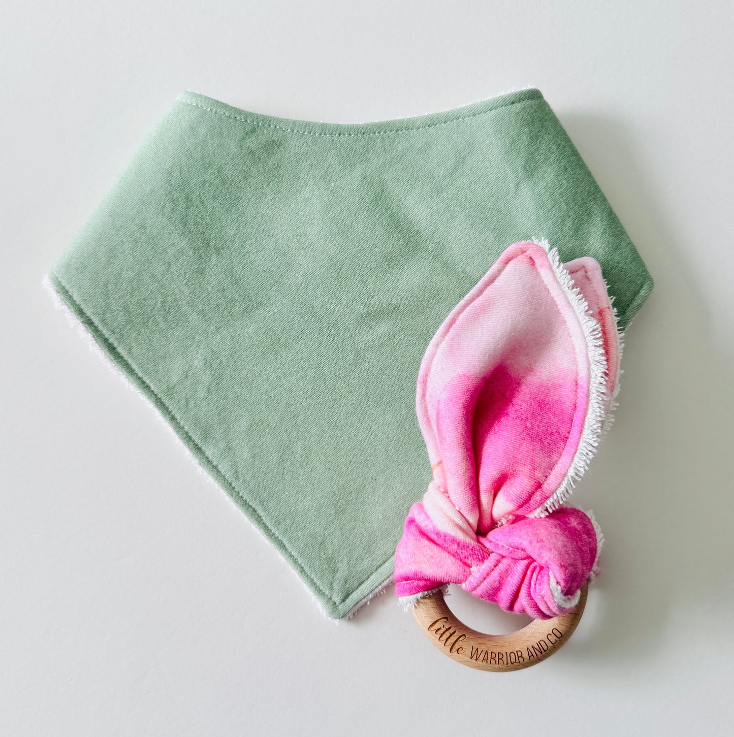 Sage Organic Cotton Bandana Bib
