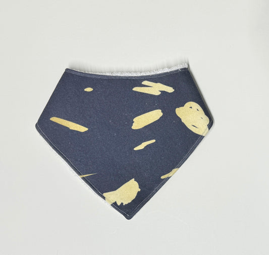 Kindred Spirits Blue Organic Cotton Bandana Bib