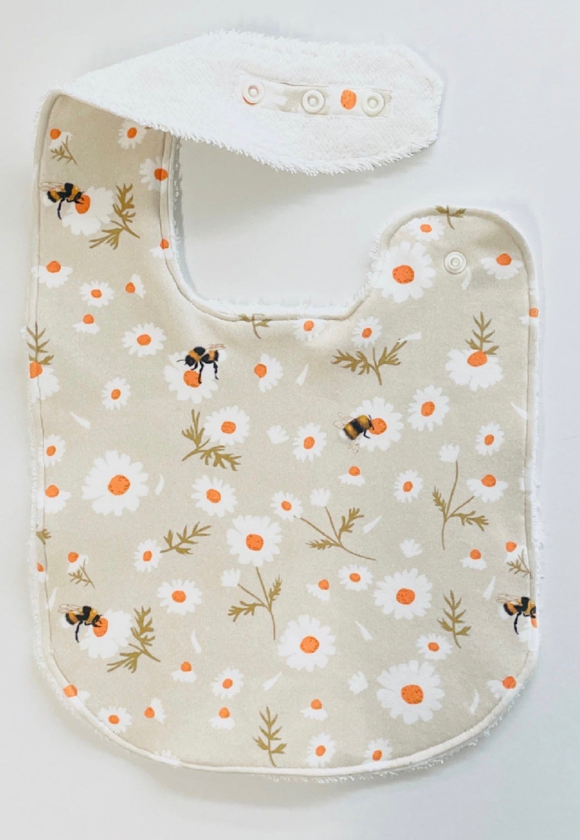 Little Miss Daisy Organic Cotton XL Feeding Bib