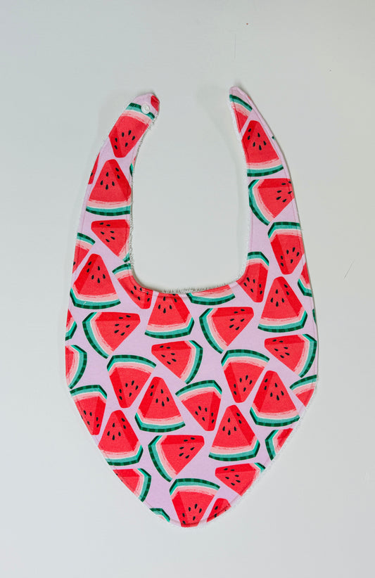 Watermelon Love Organic Cotton XL Slouch Bib