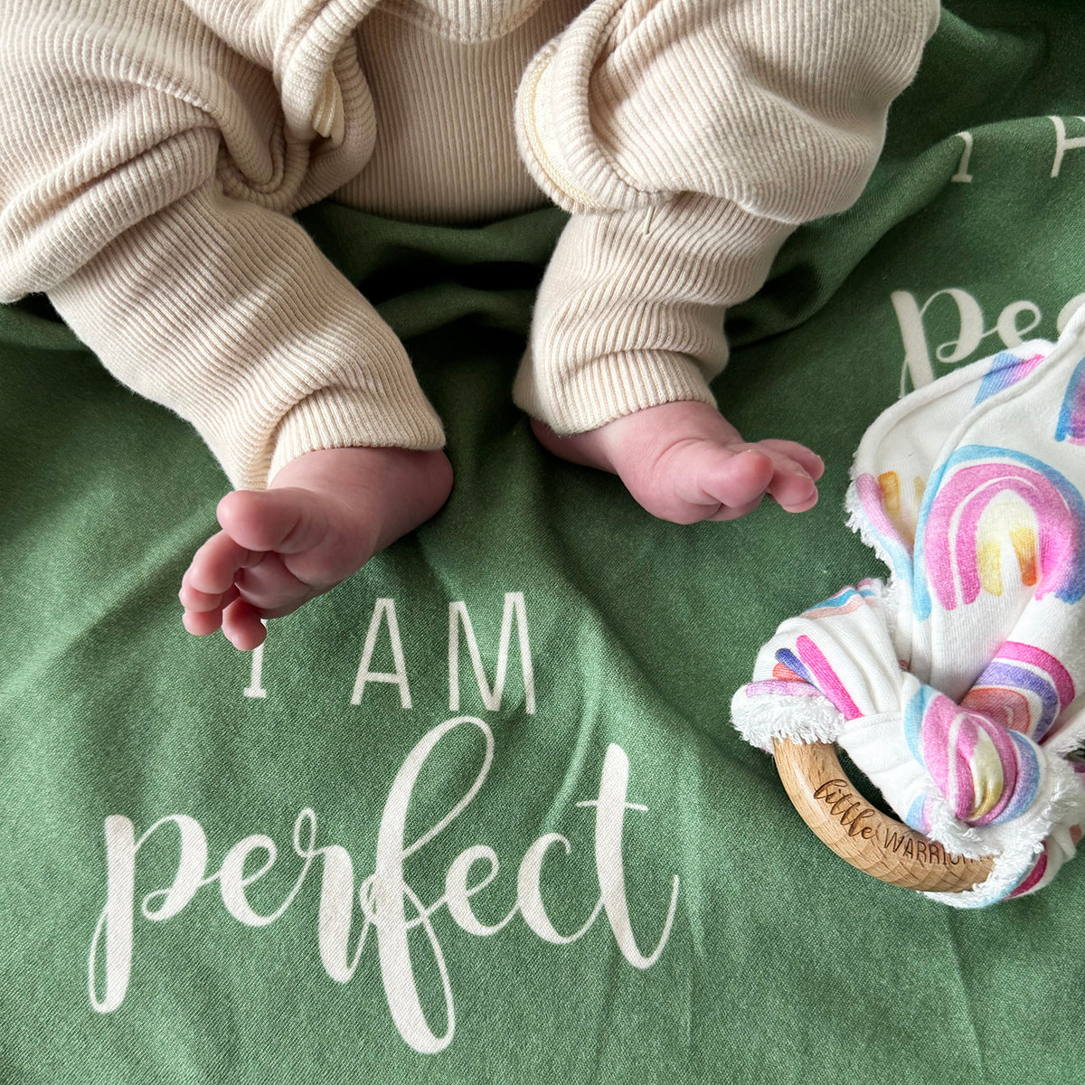 I Am Affirmations Organic Cotton Swaddle Blanket PREORDER