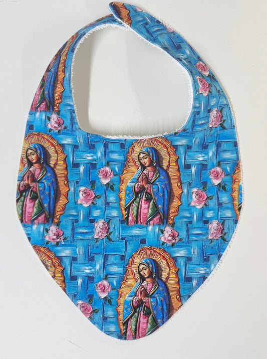 Lady of Guadalupe Organic Cotton XL Slouch Bib