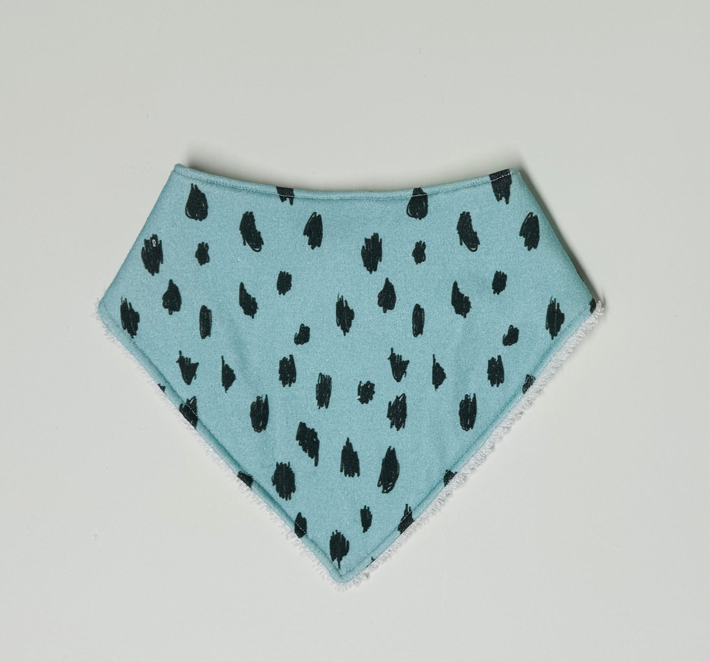 Leopard Green Organic Cotton Bandana Bib