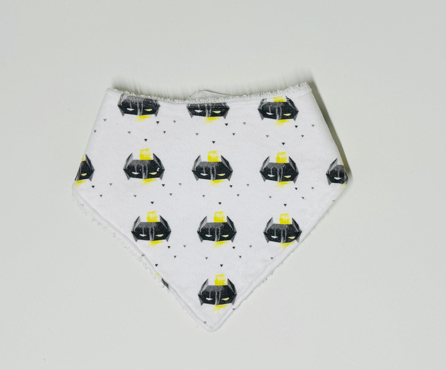 Bat Mask Organic Cotton Bandana Bib