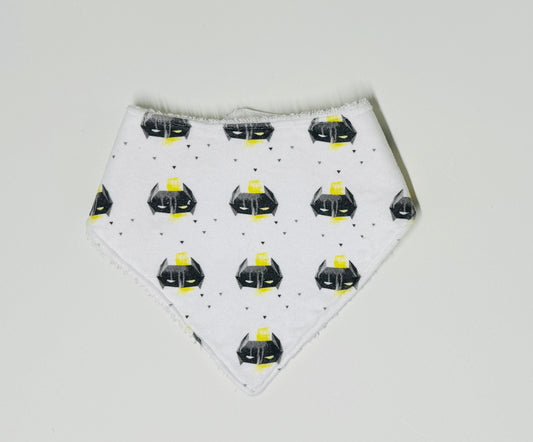 Bat Mask Organic Cotton Bandana Bib