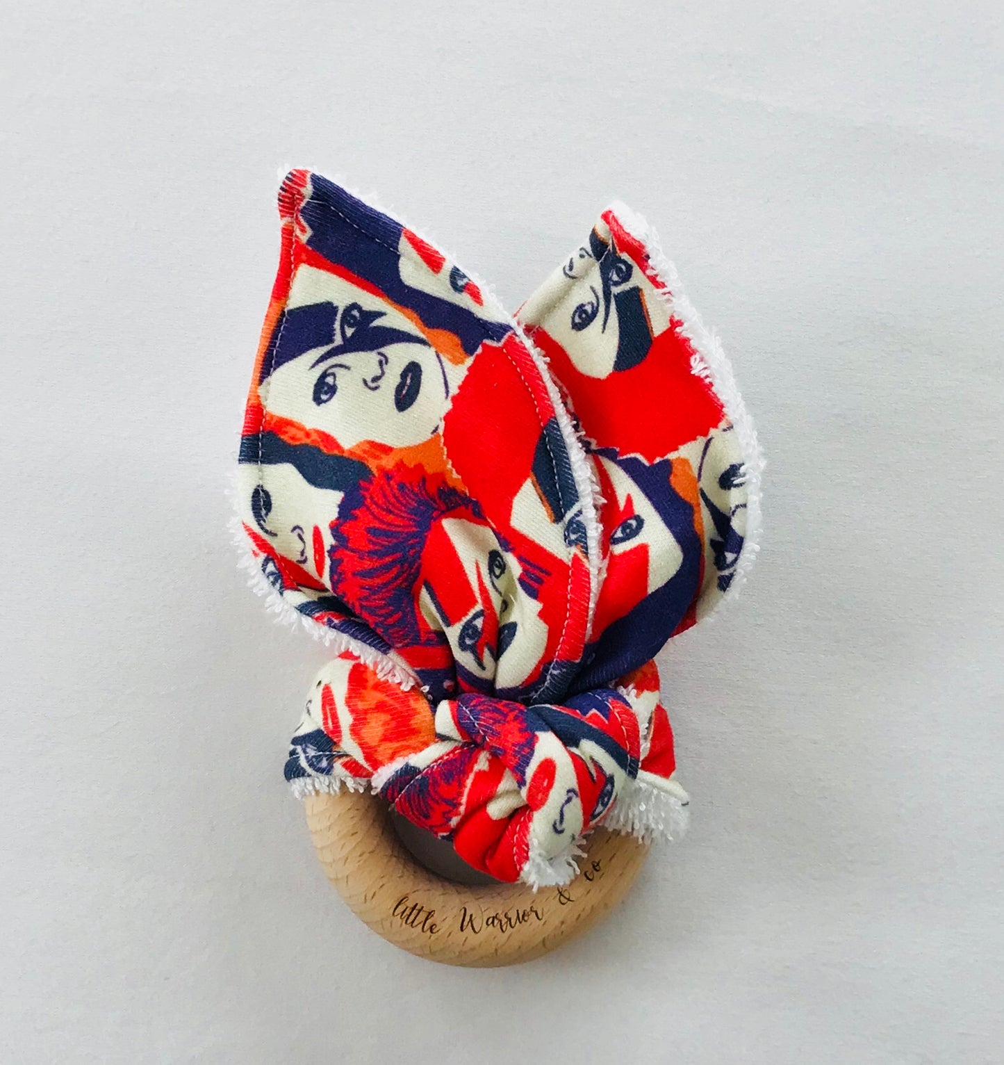 Bowie Rock Organic Cotton Fabric Teether