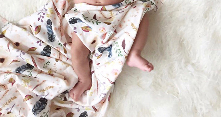Boho Baby Organic Cotton Swaddle Blanket
