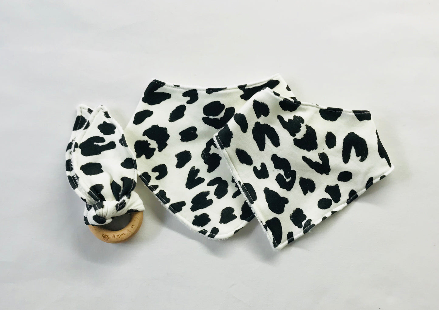 Leopard Organic Cotton Slouch Bib